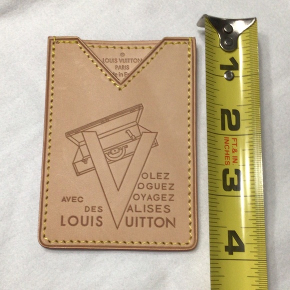 SOLD !!!Louis Vuitton Vachetta Voyages card holder - Picture 11 of 12